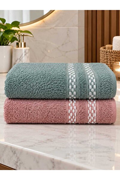 New Cotton Home 100% Cotton Bead2 Bath Towel 90X140 cm Soft High Water Absorb...