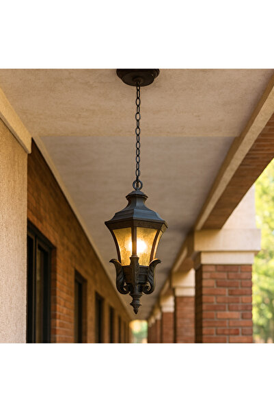 OEMS My Dear Outdoor Luxury Lantern with Decorative Glass - Huge