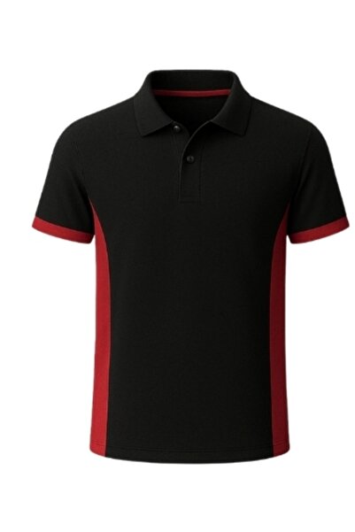POLO YAKA TİŞÖRT YAN PARÇALI RENKLİ