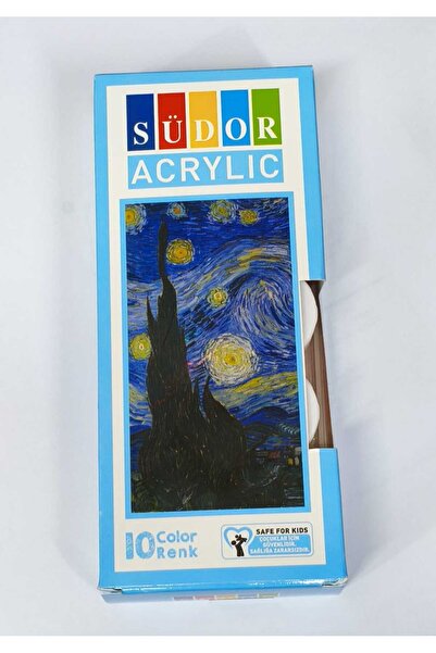 Akrilik Boya 10 Renk Set 10x20ml