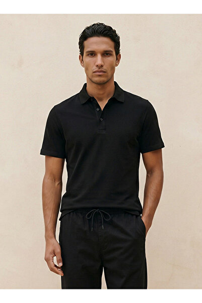 FAV Basics Textured Polo T-shirt