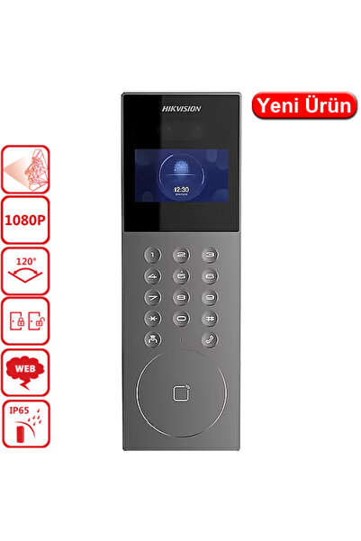 Hikvision (DS-KD9203-E6) İNTERKOM DAIRE TİP DIŞ KAPI ÜNİTESİ