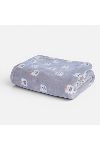 Nef Nef Homeware Nef Nef Γκρι Κουβέρτα Φλις Ελέφαντας 110x150 εκ.