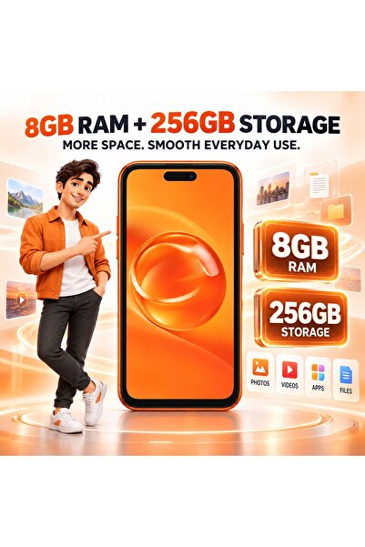 OTEETO M17 Pro Mini Smartphone, 3.75-Inch Display, 8GB RAM, 256GB Storage, Quad-Core Processor, Dual Camera, 3000mAh Battery, 5GHz Wi-Fi, Android 16