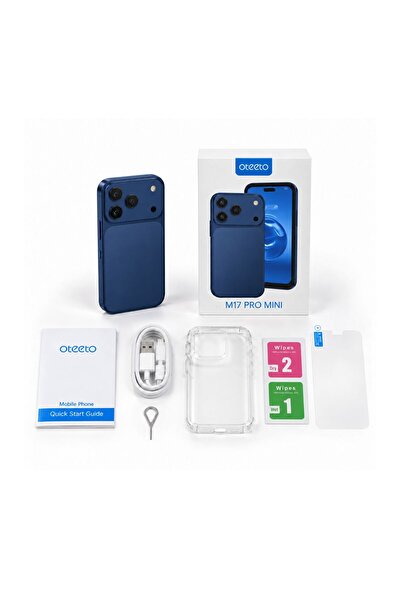 OTEETO M17 Pro Mini Smartphone, 3.75-Inch Display, 8GB RAM, 256GB Storage, Qu...