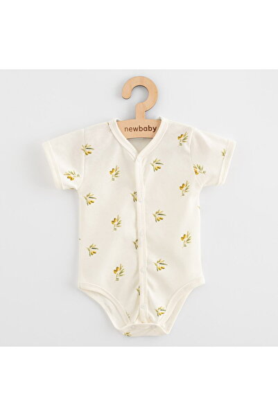 NEWBABY Ολόσωμη φορμάκι μωρού από βιολογικό βαμβάκι με κουμπιά σε όλο το μήκο...