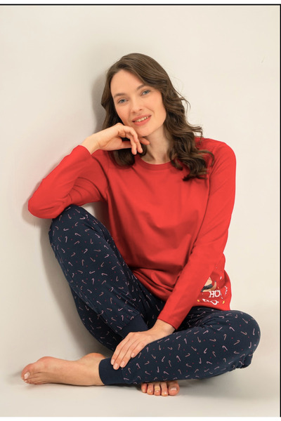 Rolypoly Women'S, Long Sleeve, (Socks Included), Pajama Set