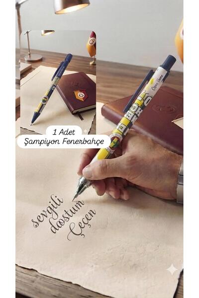 ÇEÇEN HOME 1 Piece Yellow Navy Blue Mechanical Versatil Pen 0.7 mm - Licensed...