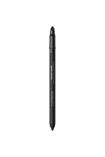 Catrice Ματ και Αδιάβροχο Μολύβι Eyeliner με Βελούδινη Αίσθηση, 010 Μαύρη Πέτ...