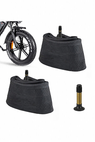 heugers 3.50/16 - 20x4.0/4.5 Uyumlu İç Lastik – 2 ADET FATBIKE & E-Bike Kalın...