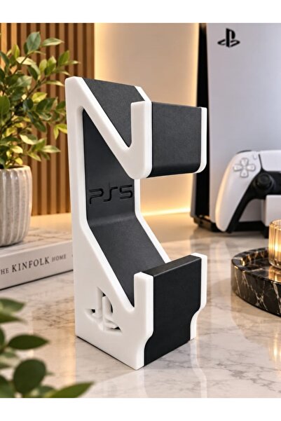 PS5 Çift Kol Tutucu Standı - Masa Düzenleyici-3D PLA