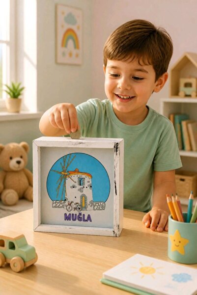 Monalisa Home حصالة نقود فاخرة على شكل طاحونة