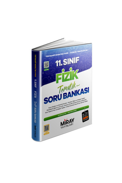 Miray Yayınları miray 11.sınıf maarif fizik soru bankası