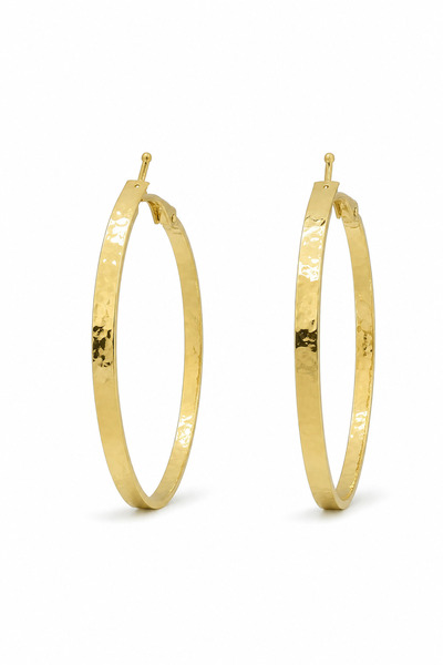Jack Ferrero Bright Yellow Color Hoop Earrings for Women, Nickel Free, Stylis...