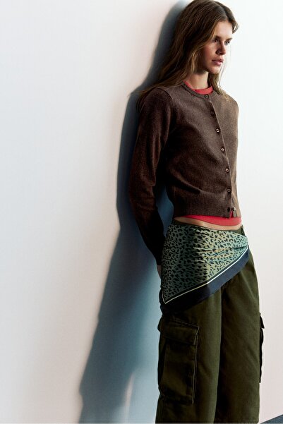 Pull & Bear Leopar desenli bandana