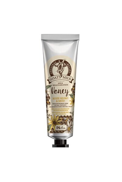 INelia Crema pentru maini si unghii concentrata, cu lapte de capra si miere R...