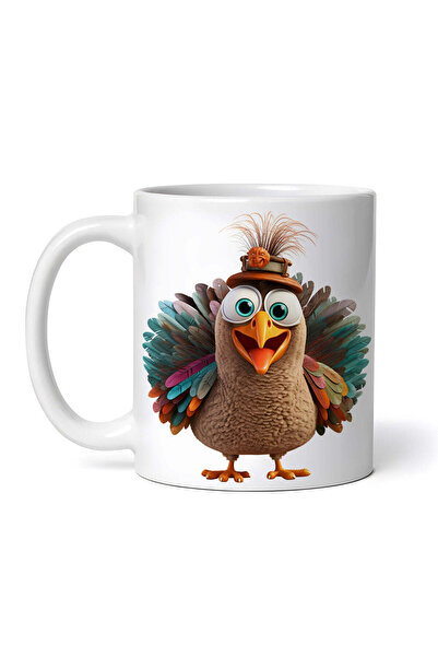 INOVATIX Personalized White Mug, Goliath Turkey, Inovatix®. 330ml