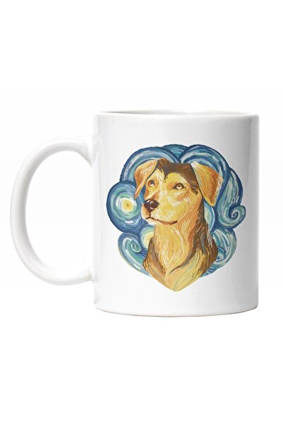 INOVATIX Personalized White Mug, Brown Dog Portrait, Leonardo Da Vinci Style ...