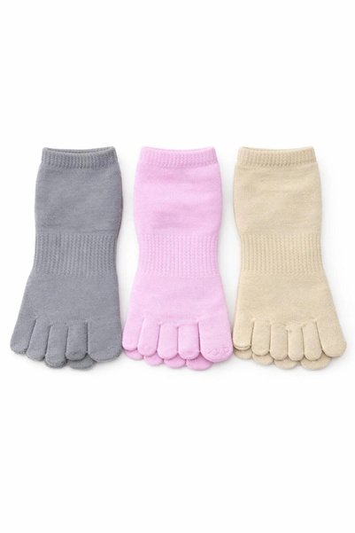 İkonik Socks مجموعة من 3 جوارب من الخيزران لمنع تسرب القدمين