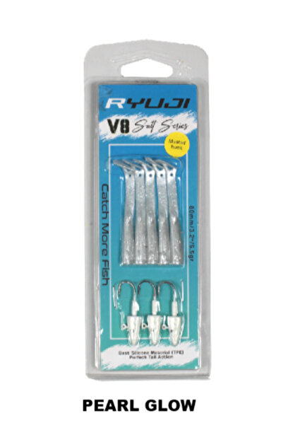 RYUJI V8 8Cm 5.5Gr Silikon Yem Pearl Glow