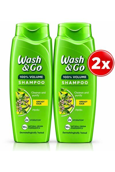 WASH&GO 2x 675 ml σαπούνι φυτικό