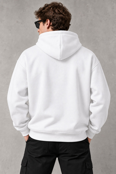 Jooy Art Project Japan Baskılı Erkek Kapüşonlu Sweatshirt Hoodie