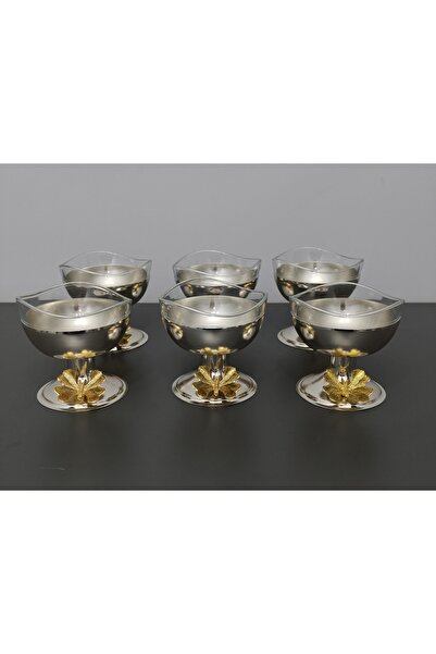 PARILTI HOME COLLECTİON Σετ 6 τεμαχίων Στρογγυλά Κυματιστά Μπολ Παρουσίασης Π...
