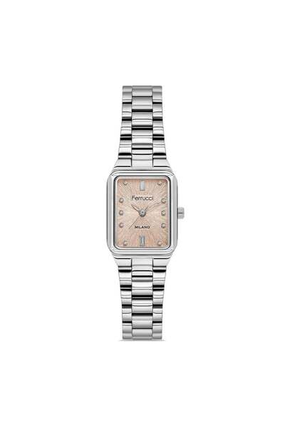 Ferrucci FER.03794M.05 ساعة يد نسائية بسلك فولاذي