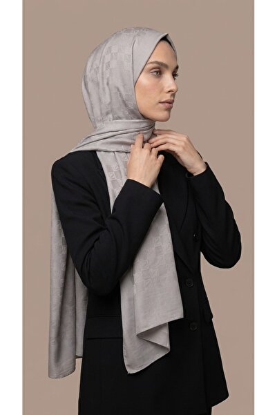 LuvenSara Jacquard Square Monogram Shawl