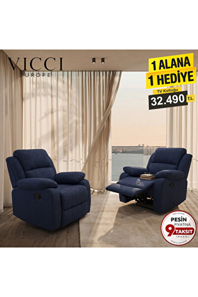 VICCI EUROPE 2'li TV Koltuk Seti – 1 Alana 1 Hediye - Ibiza