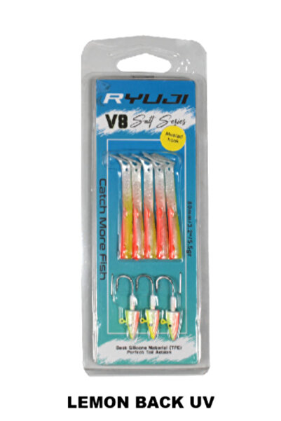 RYUJI V8 8Cm 5.5Gr Silikon Yem Lemon Back UV
