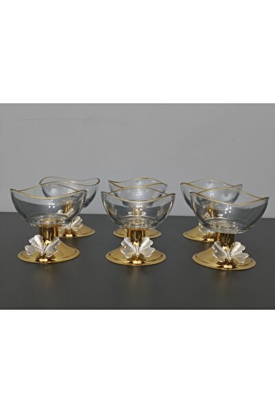PARILTI HOME COLLECTİON Σετ 6 τεμαχίων Στρογγυλό Κυματιστό Μπολ Παρουσίασης Π...
