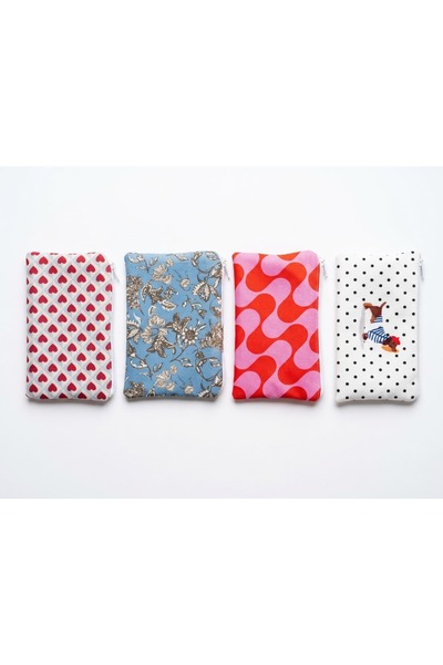 cuboo home 4-Piece Pencil Case Set, Colorful Fun Makeup Bag