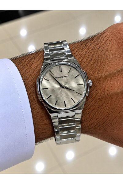 Generic Brand Universe Point Silver Stylish Watch Looster Time