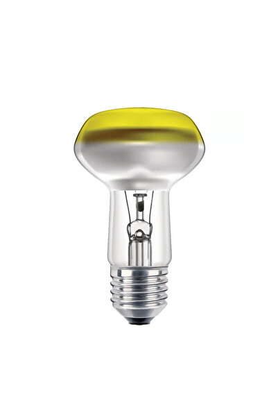 Philips Bec Incandescent Reflector Colorat 40W E27 R63 CL-YE Galben