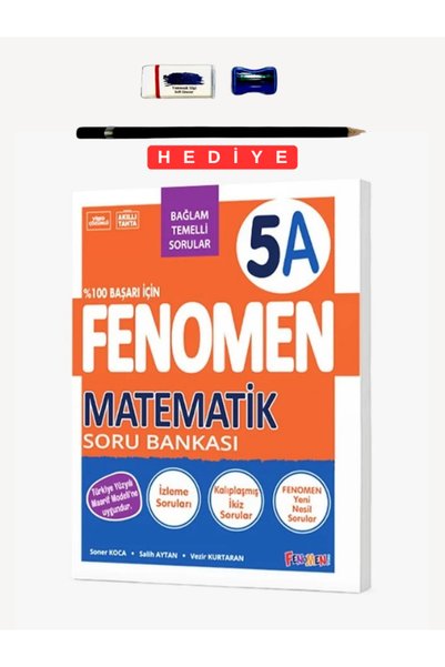 Fenomen Yayıncılık 2027 5.Sınıf Matematik A Soru Bankası (Kalem Seti Hediye)
