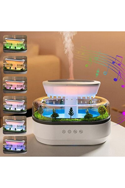 PopZa Raindrop Aroma Diffuser – Ultrasonic Essential Oil Diffuser for Home & ...