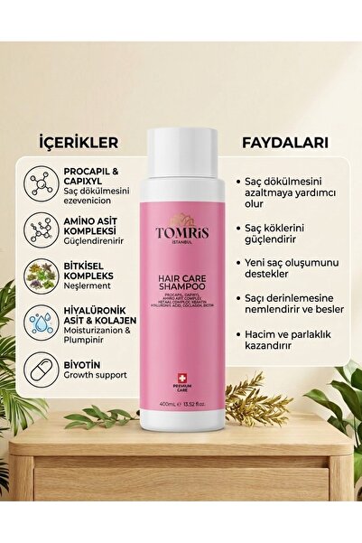 TOMRİS HAIR CARE SHAMPOO SAÇ BAKIM ŞAMPUANI
