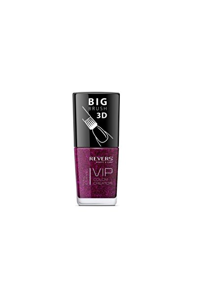 Revers Lac de unghii Vip, 3D, Revers, nuante texturate, 12 ml, Nr 091, mov in...