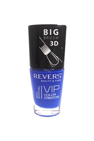 Revers Vip Nail Polish, 3D, Reverse, blue, Glossy, 12 ml, No. 086