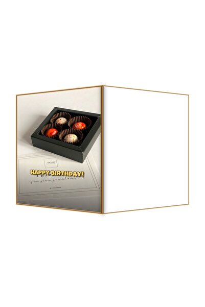 OEM Felicitare Aniversare Dulciuri de Ciocolata, Design Tematic Delicios, 13....