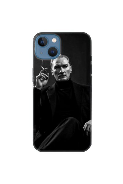 TeknoBAstore Ataturk Portrait Visual Phone Case Compatible with iPhone 13 and 14