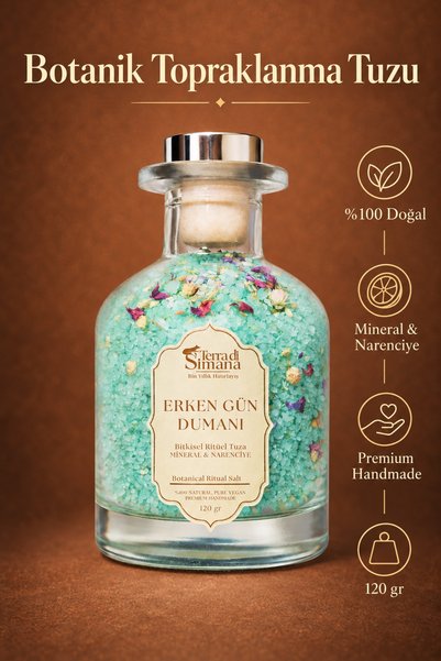 Epsom Tuzu, Narenciye ve Botaniklerle Hazırlanan Topraklanma Tuzu - Erken Gün Dumanı 120 gr