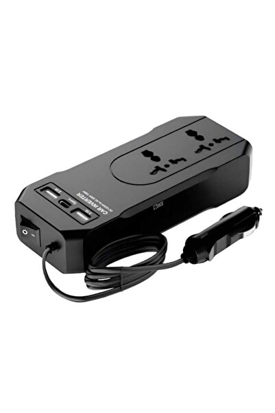 SIKS Invertor inteligent de tensiune auto, Conversie tensiune 12V-24V la 220V...