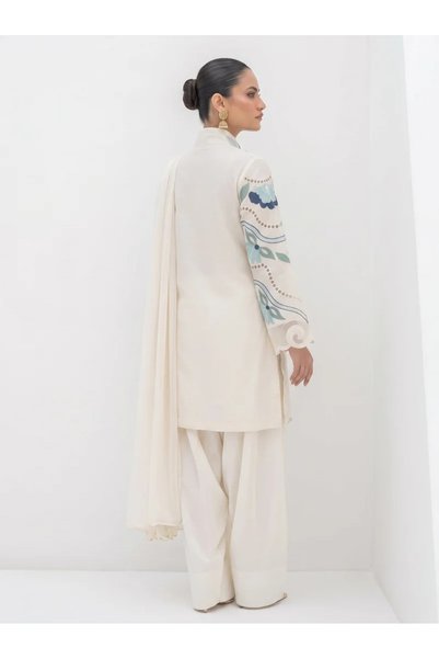 Bazm-A Fashion Atelier WHITE-NADIA H-2PCS-LUXURY-MEDIUM