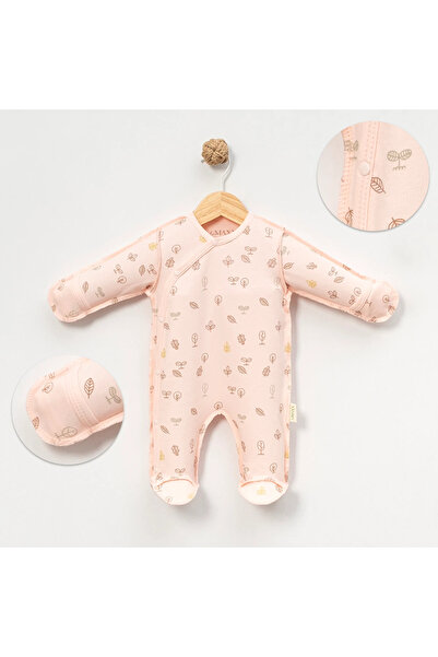 DIDuStore Kiz 0/3-3/6 Months Patterned Reverse Stitch Jumpsuit