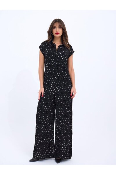 MODA ŞEHRİ 7001 Jumpsuit-Black