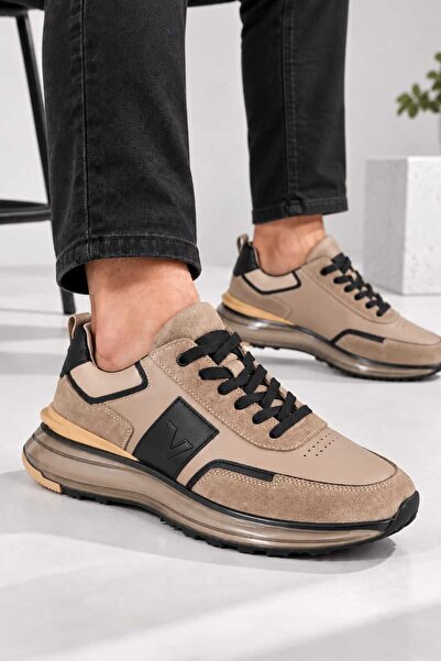 Voyager ERKEK HAKİKİ DERİ KUM SÜET CASUAL AYAKKABI