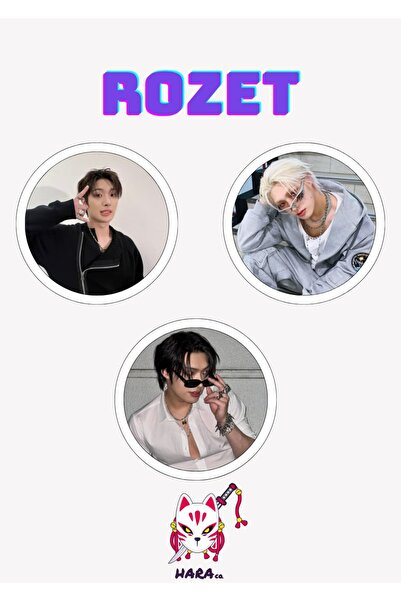 Hara Company Ateez KPOP Grubu Song Min gi Rozet Seti / Çanta Süsü