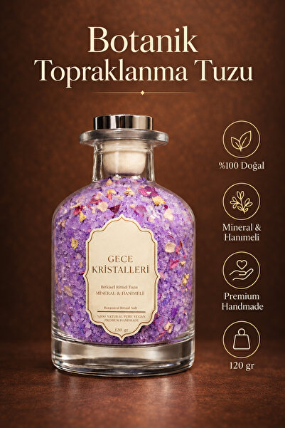 Epsom Tuzu - Topraklanma Tuzu - Gece Kristalleri 120 gr